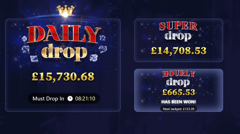 Daily drop, super drop, hourly drop Red Tiger's jackpots: daily drop, super drop, hourly drop