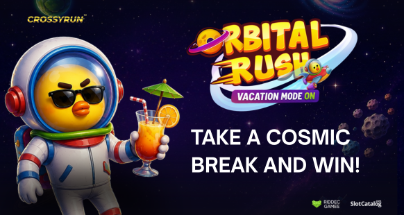 Vacation Mode On: CrossyRun Orbital Rush Riddec Games Promotion