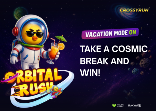 Vacation Mode On: CrossyRun Orbital Rush Riddec Games Promotion