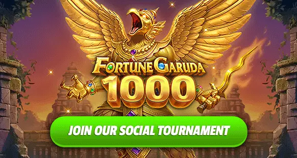 First TaDa Gaming Social Tournament with Fortune Garuda 1000 slot