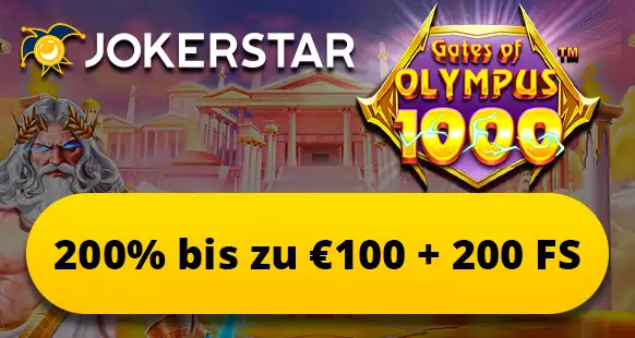 Popup Jokerstar Casino DE