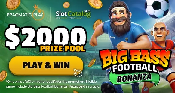 SlotCatalog &amp; Pragmatic Play Big Bass Football Bonanza Giveaway