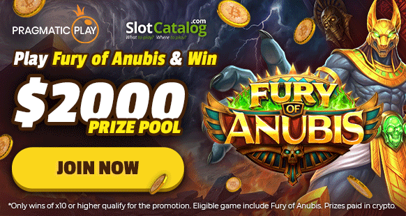 SlotCatalog &amp; Pragmatic Play Fury of Anubis Giveaway