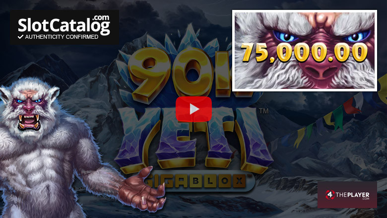 Игровой автомат Yeti Gigablox 90k Big Win Ноябрь 2021 г.