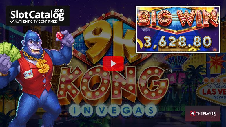 Большой выигрыш в слоте 9K Kong in Vegas, ноябрь 2022 г.