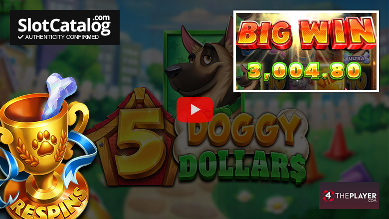 Игровой автомат 5 Doggy Dollars Big Win, июнь 2023 г.