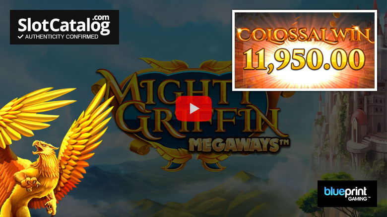 Большой выигрыш Mighty Griffin Megaways, март 2021 г.