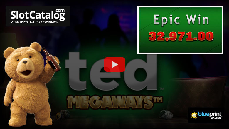Игровой автомат Ted Megaways Big Win Январь 2021 г.