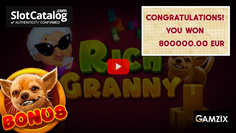Слот Rich Granny Big Win, июль 2022 г.