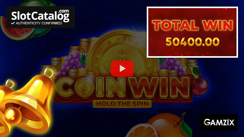 Выигрыш монет: большой выигрыш в слоте Hold The Spin, сентябрь 2023 г.