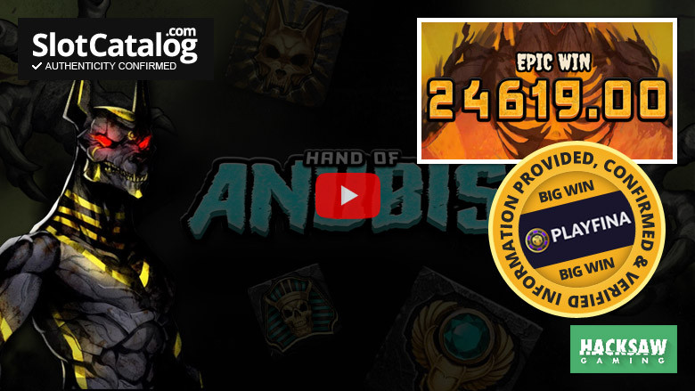 Слот Hand of Anubis Big Win Июнь 2023