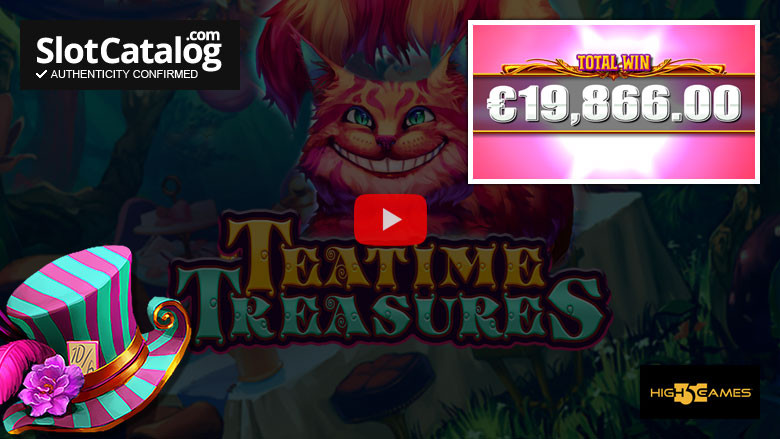 Игровой автомат Teatime Treasures Big Win Январь 2021 г.