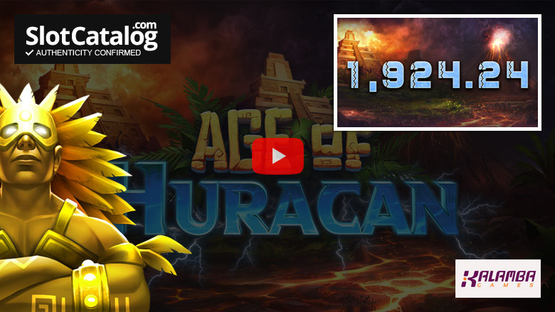 Игровой автомат Age of Huracan Big Win, июль 2021 г.