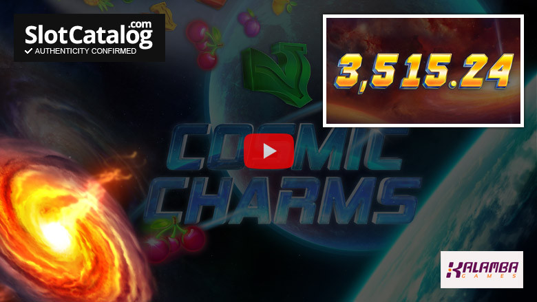 Игровой автомат Cosmic Charms Big Win Август 2021 г.
