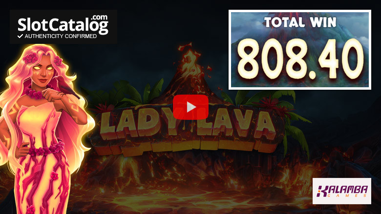 Слот Lady Lava Big Win Январь 2023