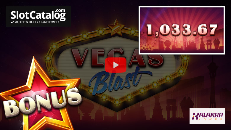 Слот Vegas Blast Big Win, апрель 2022 г.