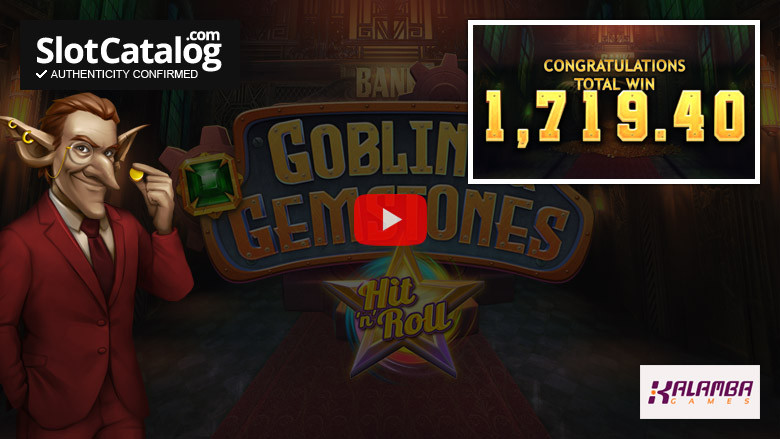 Большой выигрыш в слоте Goblins and Gemstones, октябрь 2023 г.