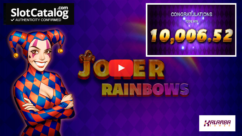 Слот Joker Rainbows Big Win, апрель 2023 г.