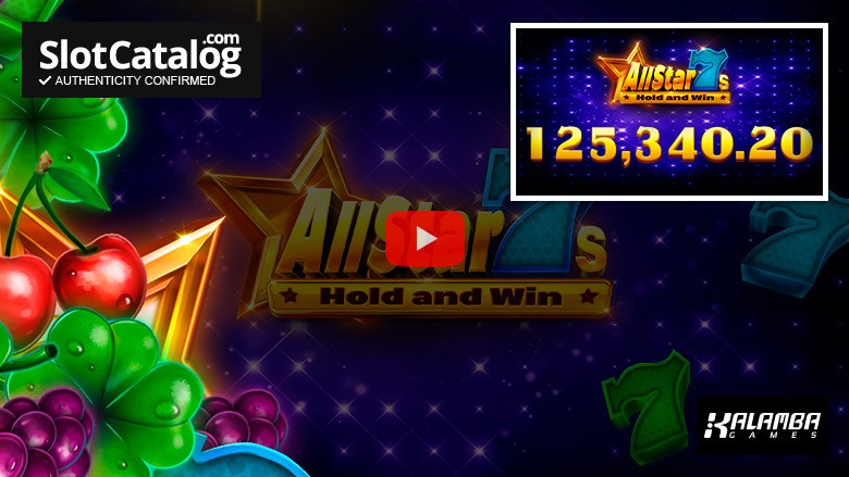 Слот AllStar 7s Hold and Win Big Win Октябрь 2024