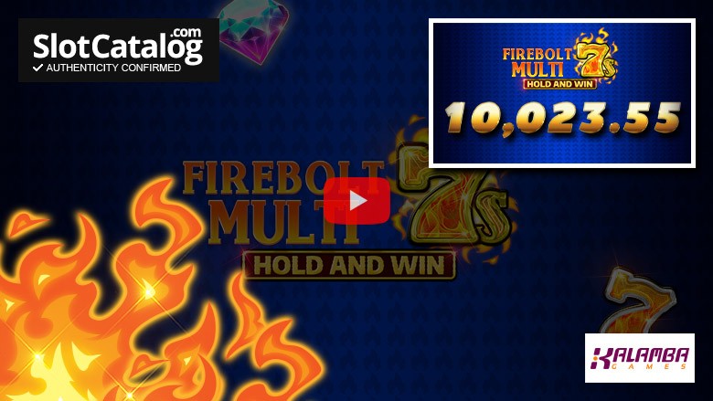 Слот Firebolt Multi 7s Hold and Win Big Win Декабрь 2024