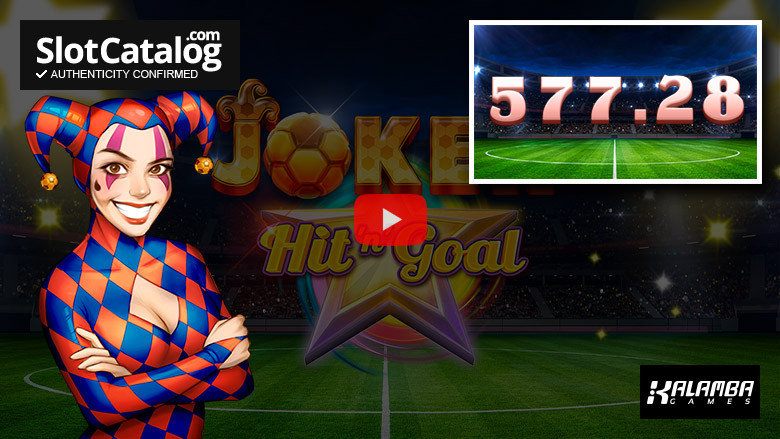 Слот Joker Hit'n'Goal Big Win, июль 2024 г.