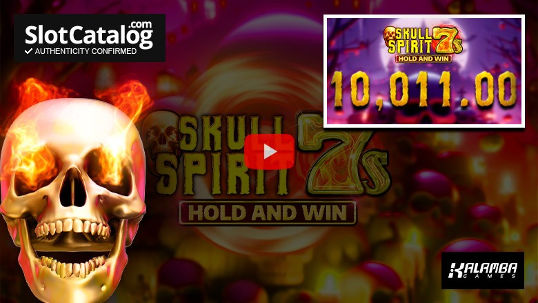 Skull Spirit 7s Hold and Win слот Big Win Октябрь 2024