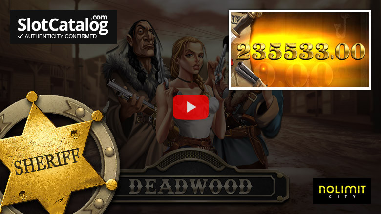 Игровой автомат Deadwood Big Win, июль 2021 г.