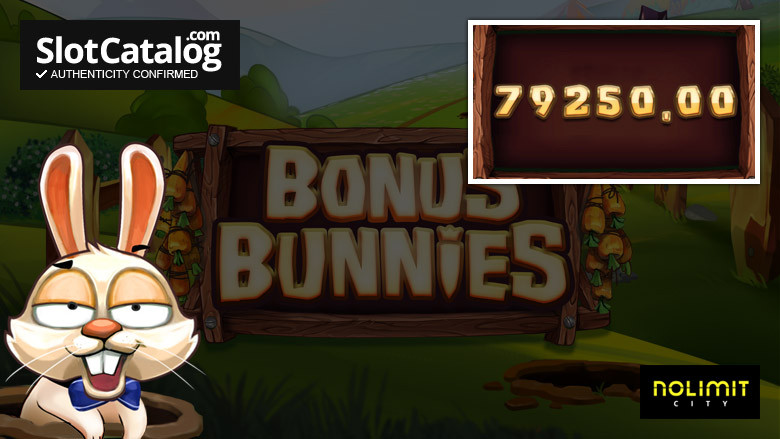 Слот Bonus Bunnies Big Win июнь 2021 г.