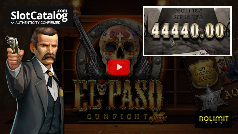 Игровой автомат El Paso Gunfight Big Win июнь 2021 г.