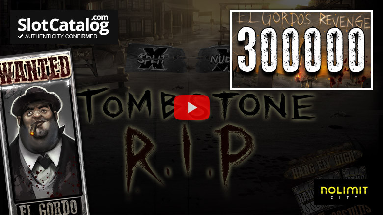 Слот Tombstone RIP Big Win, февраль 2023 г.