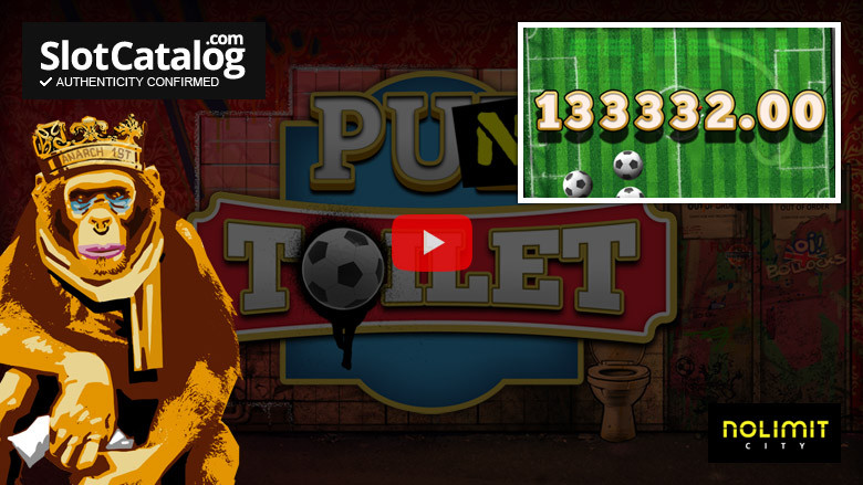 Слот Punk Toilet Big Win, август 2022 г.