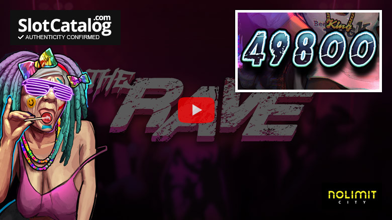 Слот The Rave Big Win, июль 2022 г.