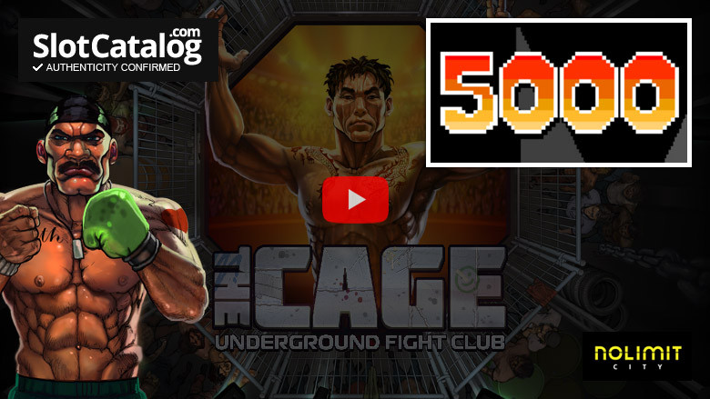 Слот The Cage Big Win июнь 2023 г.