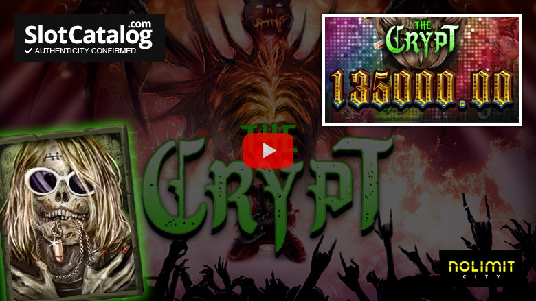 Слот The Crypt Big Win, октябрь 2023 г.