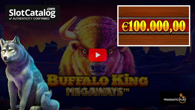 Слот Buffalo King Megaways Big Win, июнь 2022 г.