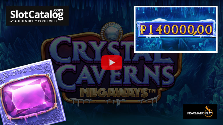Слот Crystal Cavern Megaways Big Win, июнь 2022 г.