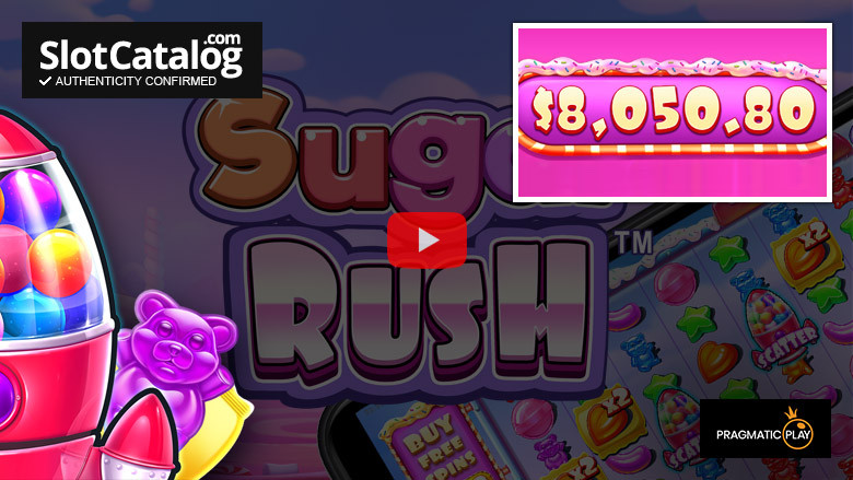 Игровой автомат Sugar Rush Big Win, июнь 2022 г.