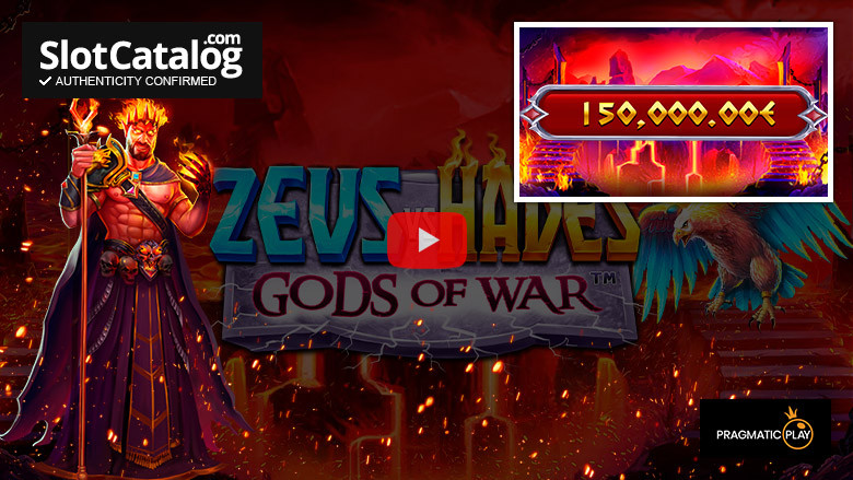 Зевс против Аида — большой выигрыш слота Gods of War, январь 2024 г.