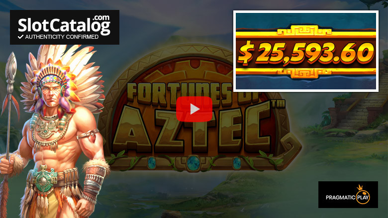 Большой выигрыш в слоте Fortunes of Aztec, сентябрь 2023 г.