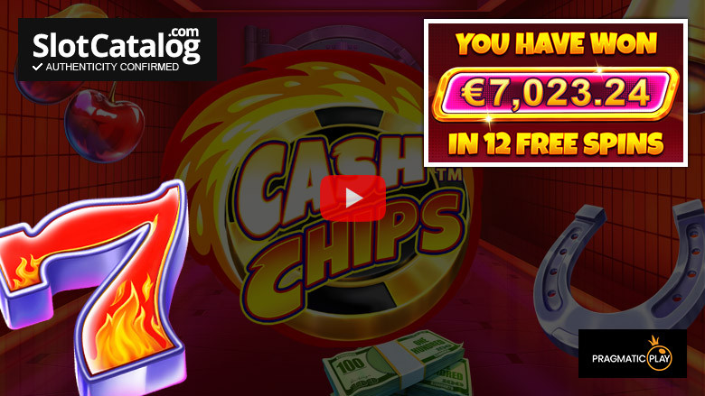 Слот Cash Chips Big Win, октябрь 2023 г.