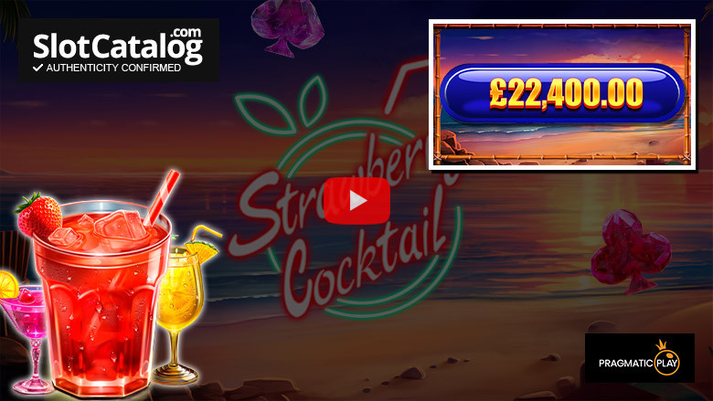 Слот Strawberry Cocktail Big Win, февраль 2024 г.