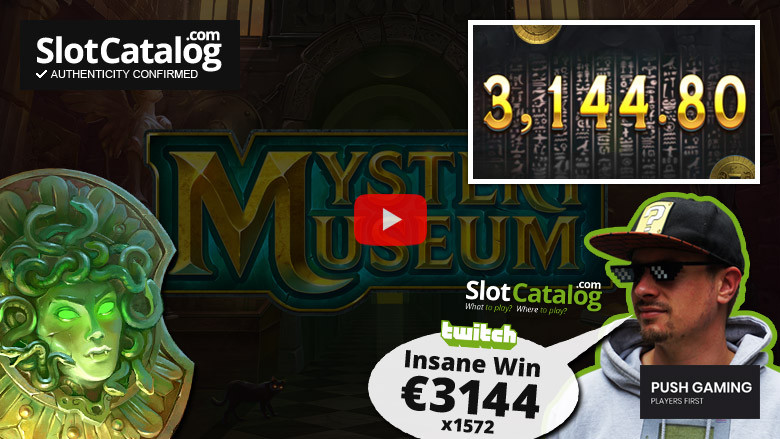 Слот Mystery Museum Big Win ноябрь 2022