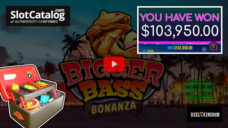 Слот Bigger Bass Bonanza Big Win июнь 2022 г.