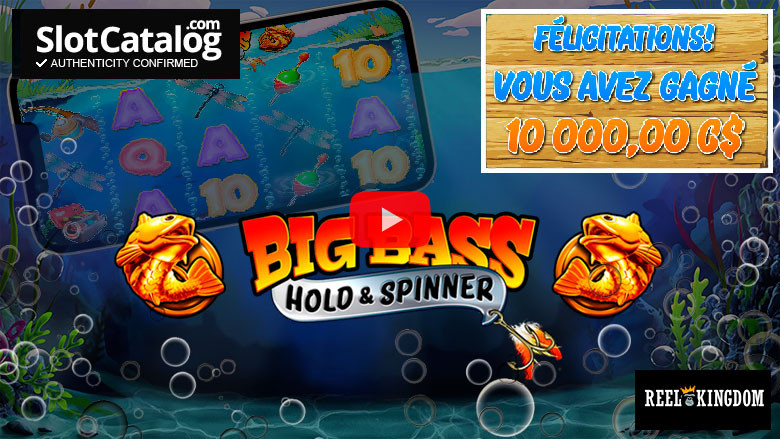 Слот Big Bass Bonanza Hold and Spinner Big Win, май 2023 г.
