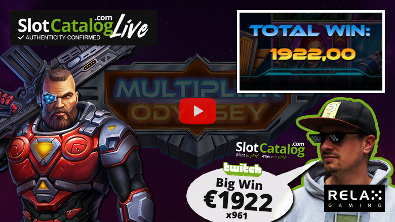 Слот Multiplier Odyssey Big Win ноябрь 2022