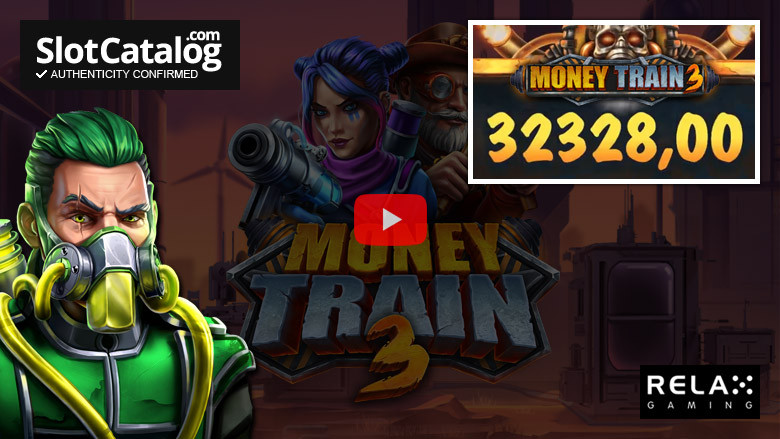 Слот Money Train 3 Big Win, октябрь 2023 г.