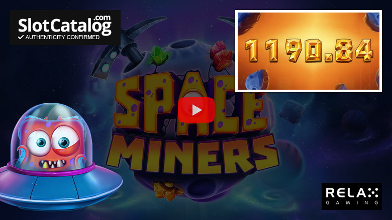 Слот Space Miners Big Win февраль 2022