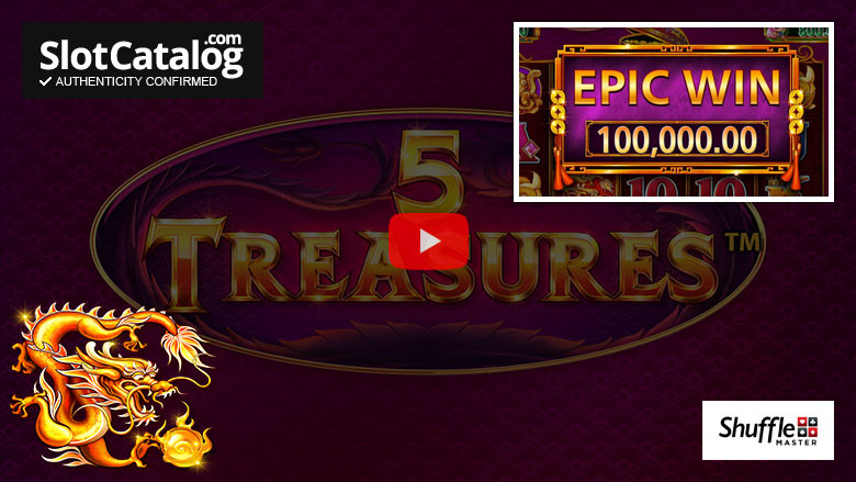 Игровой автомат 5 Treasures Big Win Январь 2021 г.