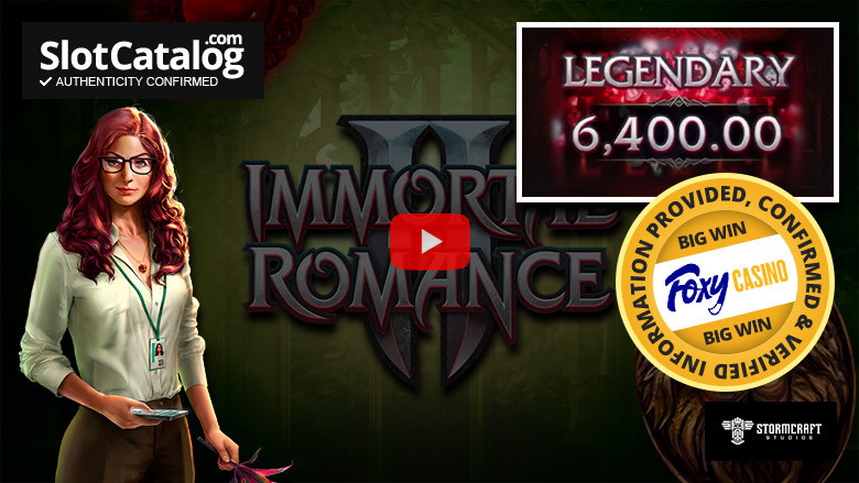 Слот Immortal Romance 2, большой выигрыш, май 2024 г.