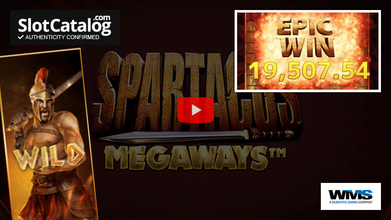 Игровой автомат Spartacus Megaways Big Win март 2021 г.